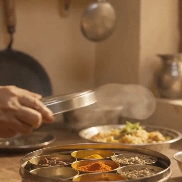 Stone-pounded spices infused in pure A2 bilona ghee